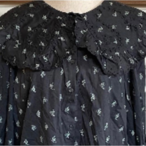 Universal Thread Balloon Long Sleeve Embroidered Button-Down Shirt Size XSMALL - Picture 10 of 13